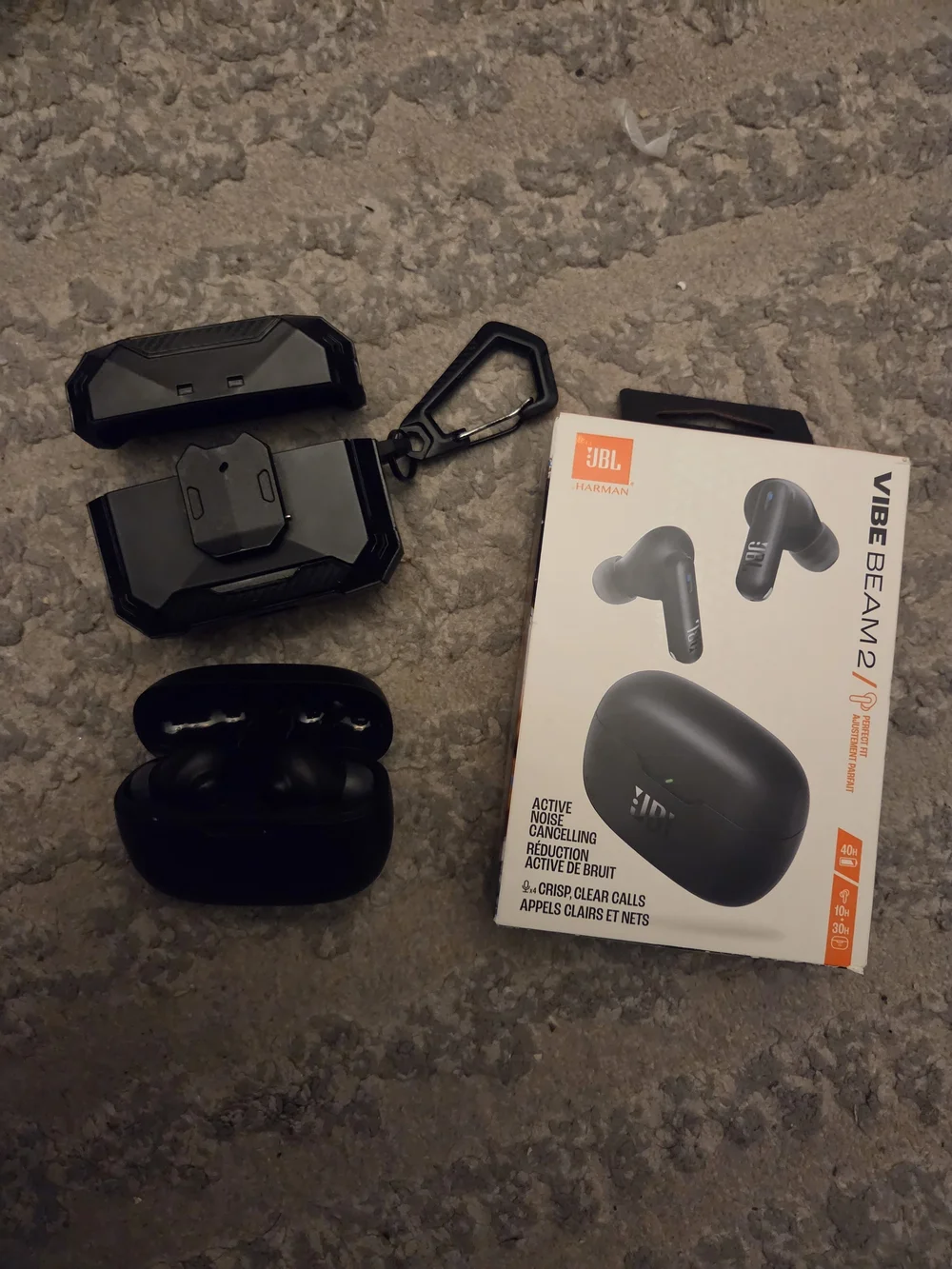 (Bundle) JBL Vibe Beam 2 w/ Protective Case & Box